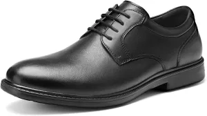 HEEZ Mens Dress Shoes Oxford Shoes for Men Split Leather Comfortable Nonslip Formal Business Shoes
