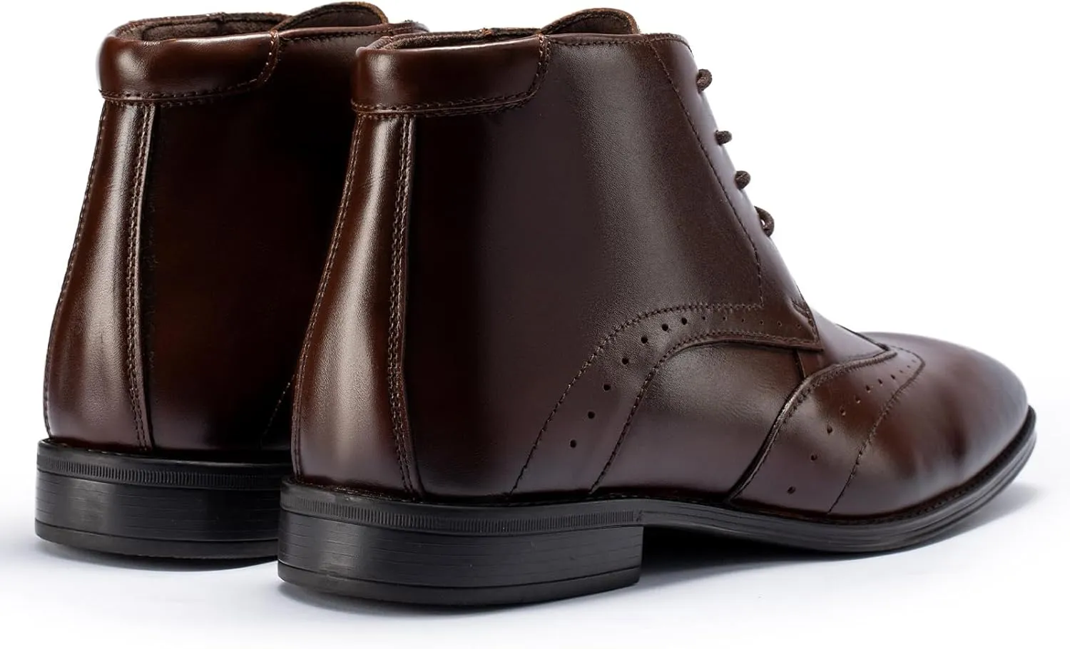 Holy dove Mens Dress Boots,Premium Leather Oxford Chukka, Waterproof Non-Slip Business Boots for Men‌‌