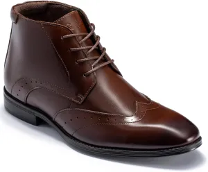 Holy dove Mens Dress Boots,Premium Leather Oxford Chukka, Waterproof Non-Slip Business Boots for Men‌‌
