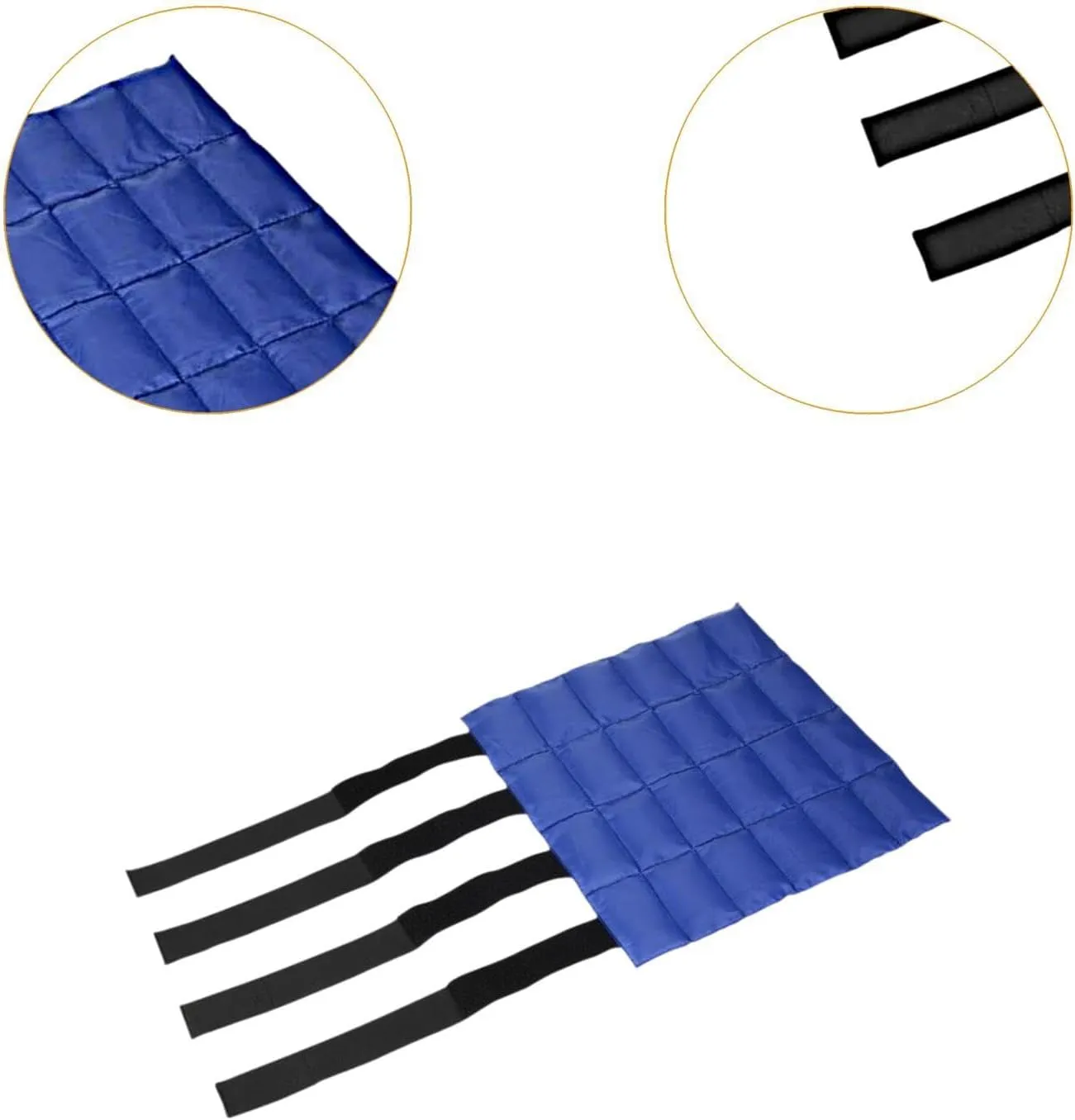 Horse Ice Leg Wrap Horse Cooling Wrap Equipment Bag Comfortable Multifunctional Ice Pack Ice Boot for Adults Ankle Daily Use, Blue