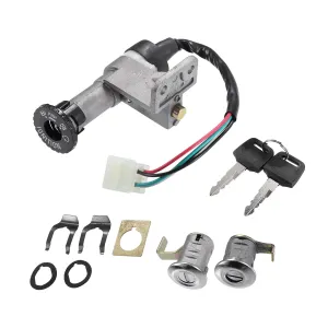 Ignition Switch Lock Cylinder Panel Lock Cushion Lock w/Key for GY6 49cc 50cc 125cc 150cc Scooter for Tao Tao VIP 50 Icebear Vitacci/Front Lock Saddle Lock/Durable / 1 Set