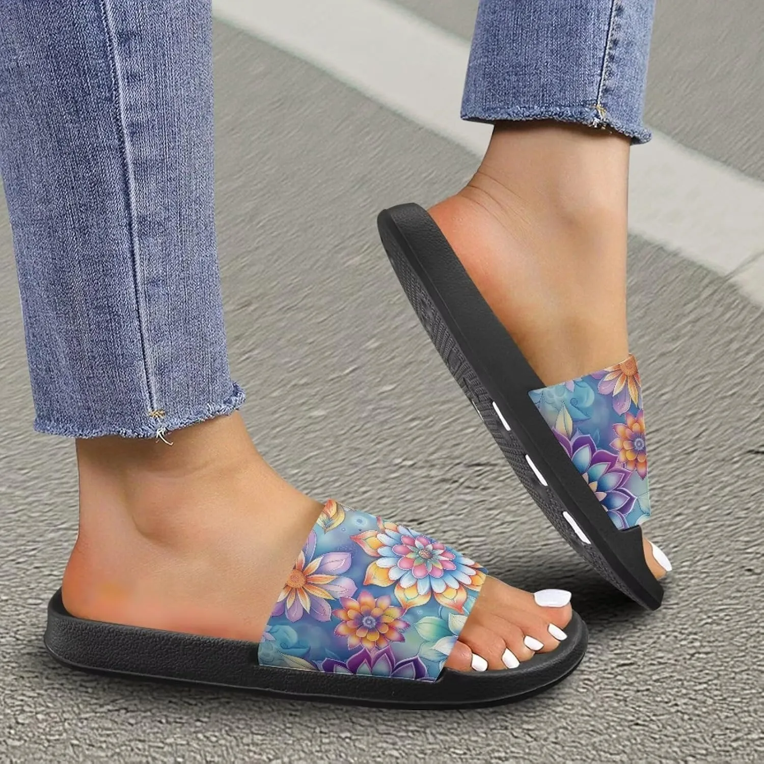 Increase Platform Flip Flops - Anti-Slip Outdoor Sandals for Beach, Pool, and Travel