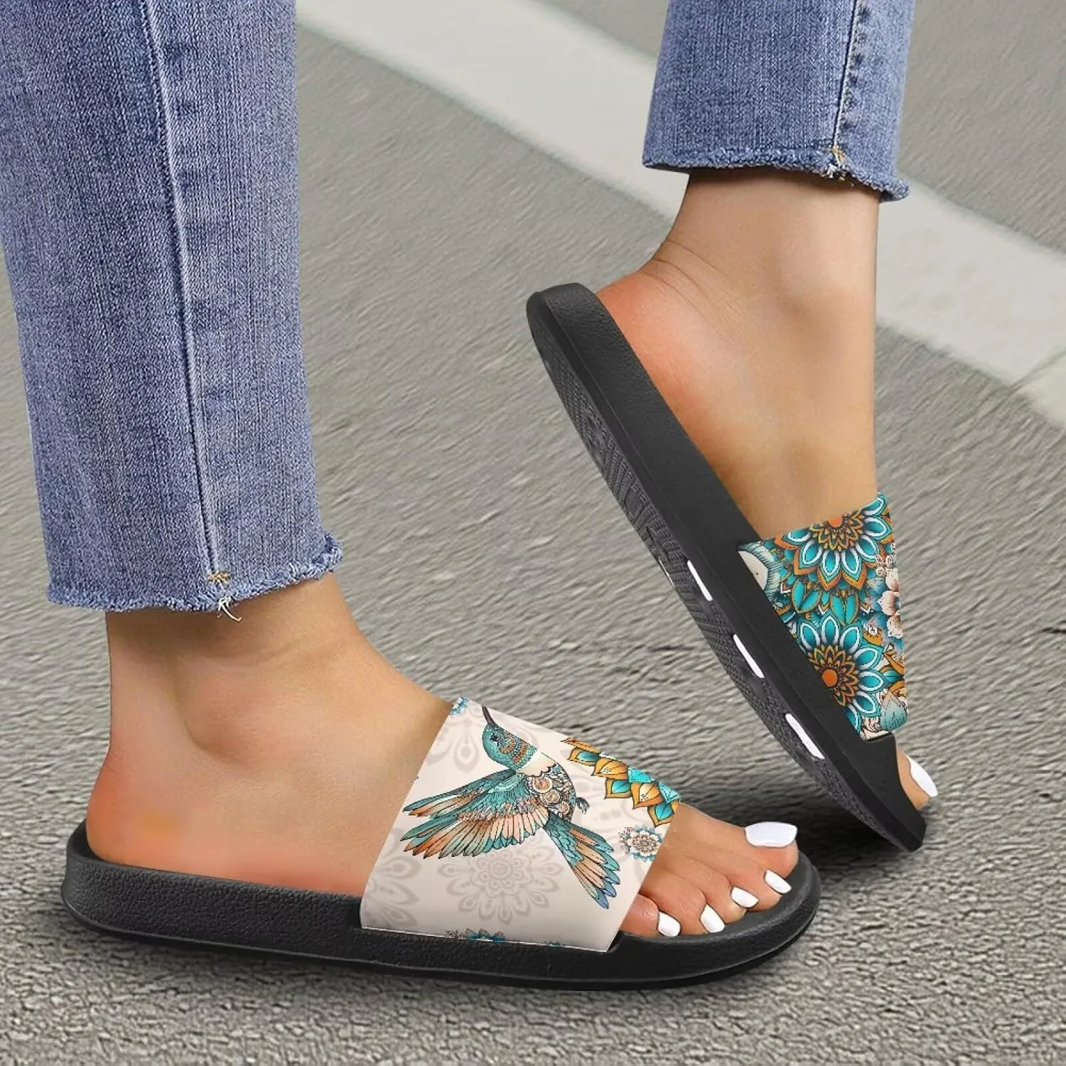 Increase Platform Flip Flops - Anti-Slip Outdoor Sandals for Beach, Pool, and Travel
