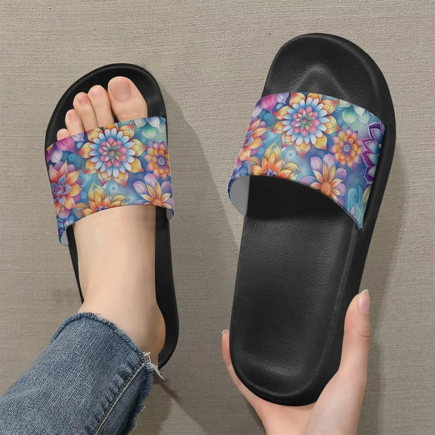 Increase Platform Flip Flops - Anti-Slip Outdoor Sandals for Beach, Pool, and Travel