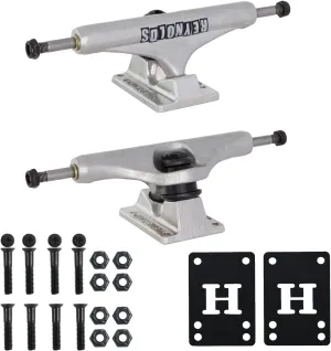 Independent Skateboard Trucks Andrew Reynolds Hollow Mid 139 8.0" with 1" Phillips Mounting Hardware and Optional Risers