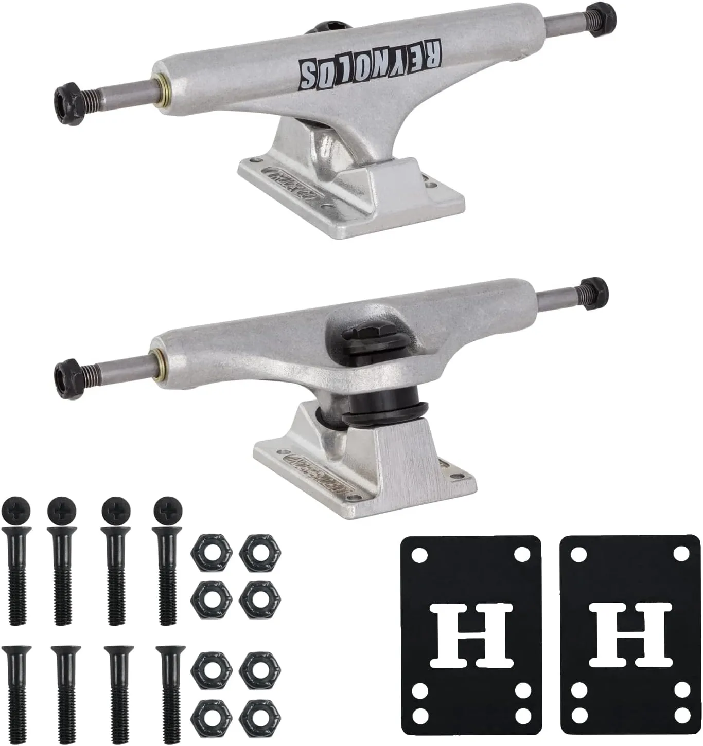 Independent Skateboard Trucks Andrew Reynolds Hollow Mid 139 8.0" with 1" Phillips Mounting Hardware and Optional Risers