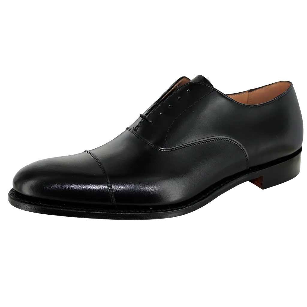 Joseph Cheaney Black Lime Classic Oxford Shoes