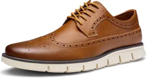 Jousen Mens Dress Shoes Men's Casual Dress Shoes Comfortable Business Dress Shoe for Men