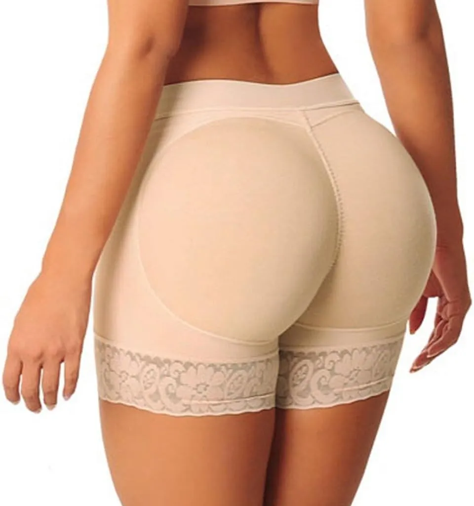 JSEIAJB Underpant Sexy Butt Lifter Shapewear Slim Waist Trainer Women Dress Underwear Body Shaper Padded Fake Buttock Hip Enhancer(E,L Code)