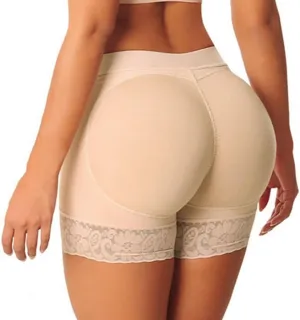 JSEIAJB Underpant Sexy Butt Lifter Shapewear Slim Waist Trainer Women Dress Underwear Body Shaper Padded Fake Buttock Hip Enhancer(E,L Code)