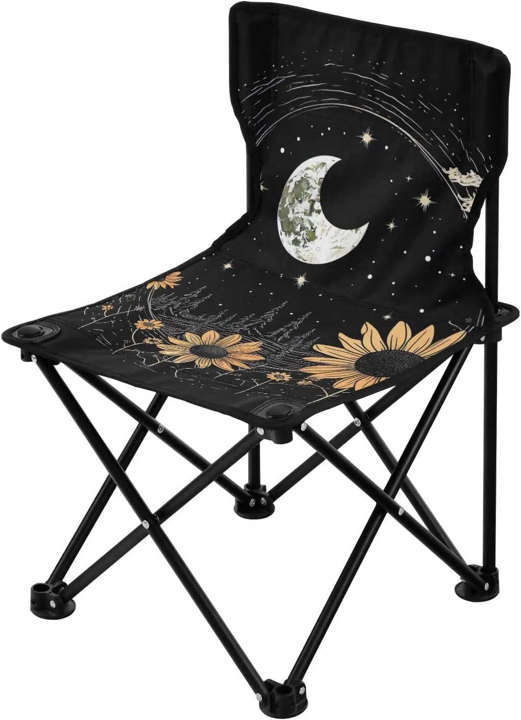 Kigai Folding Camping Chair Heavy Duty Chair Ultralight Compact Portable Beach Chair for Outdoor Camp, Hiking, Travel, Beach, Sporting Event and Picnic, Golden Tree