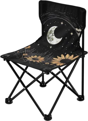 Kigai Folding Camping Chair Heavy Duty Chair Ultralight Compact Portable Beach Chair for Outdoor Camp, Hiking, Travel, Beach, Sporting Event and Picnic, Golden Tree