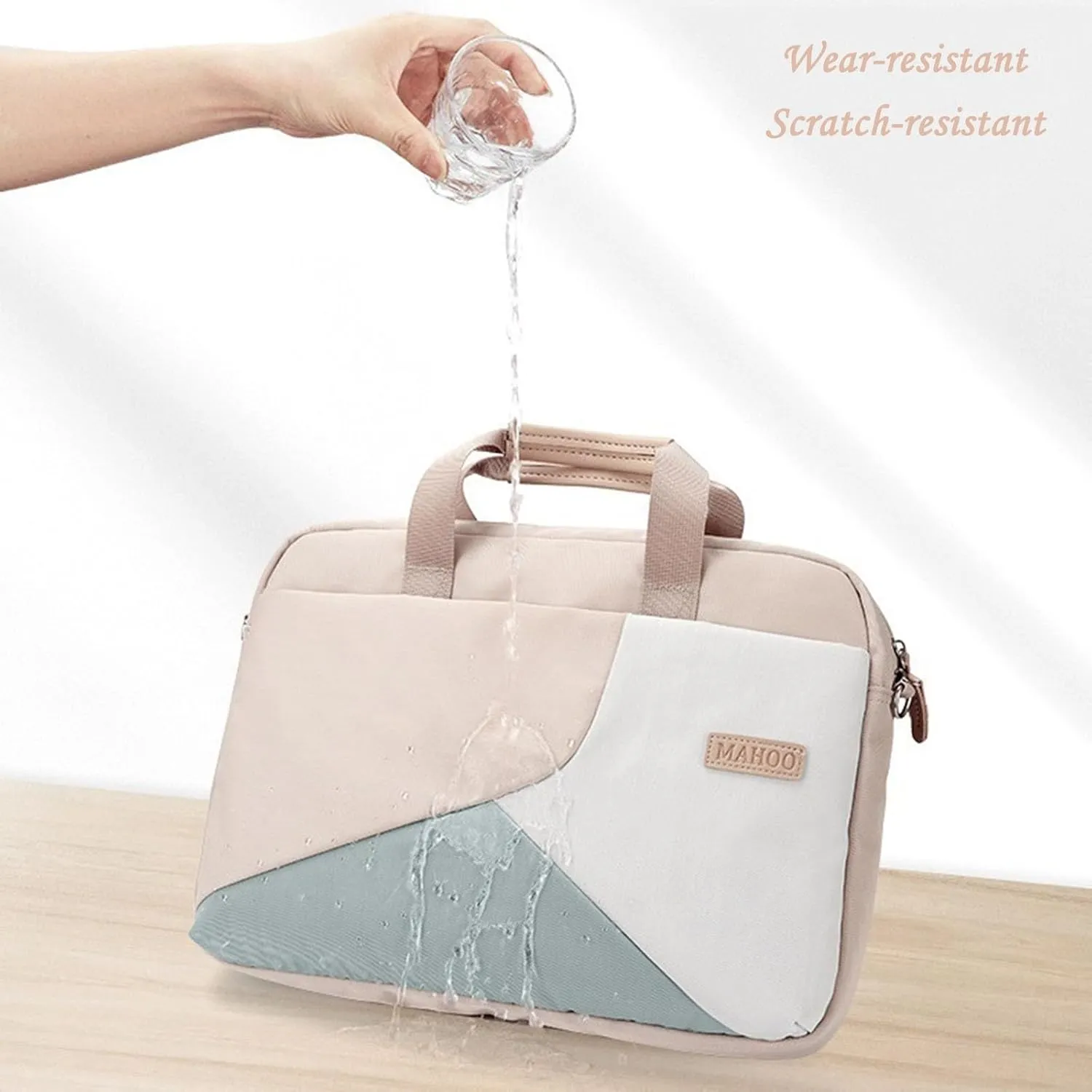 Laptop Bag Case, 13-15.6 Inch Computer Sleeve Bag Briefcase with Shoulder Strap for Women