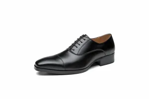 Leather Lace-Up Oxford Shoes (Elevator shoe)