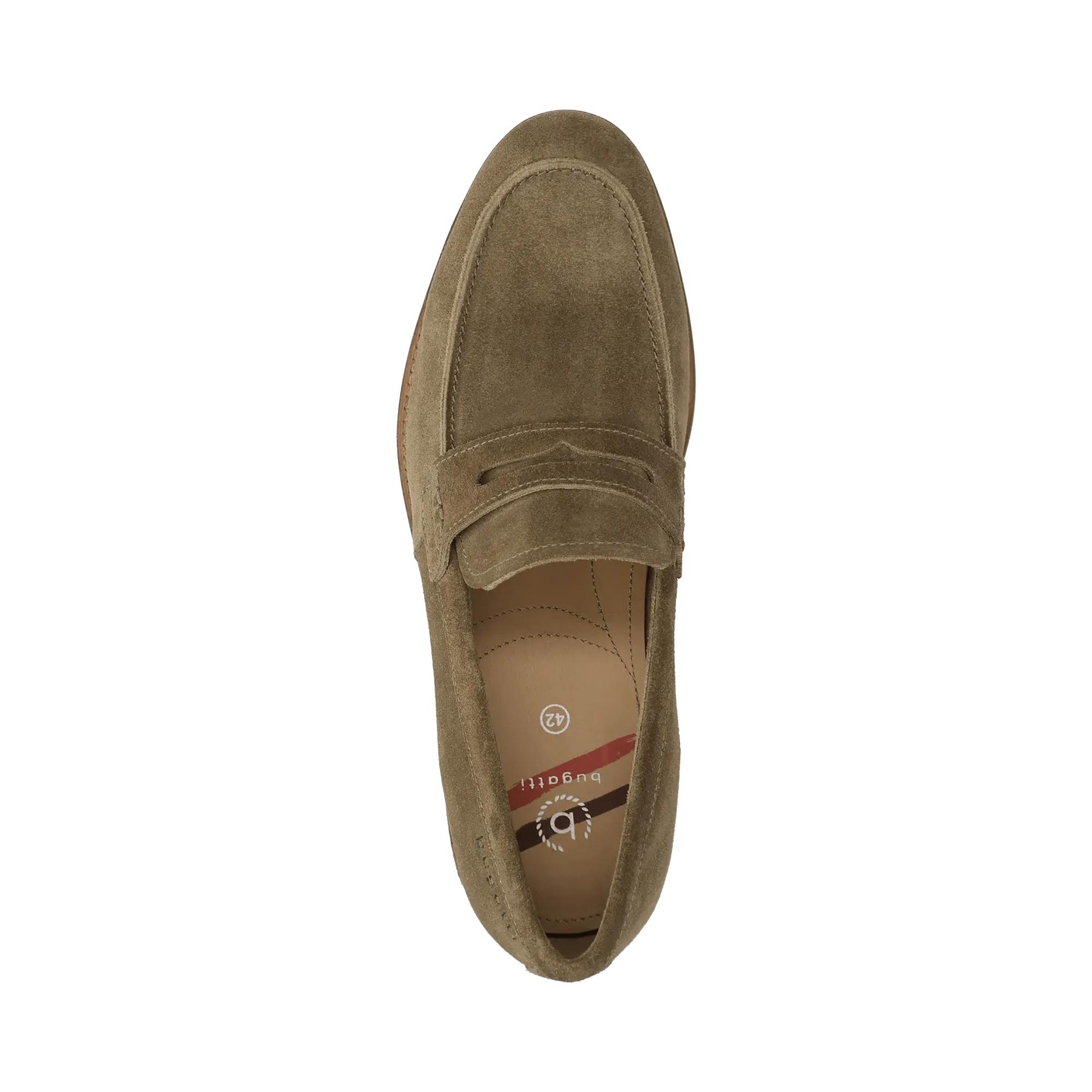 Leder Slip on taupe
