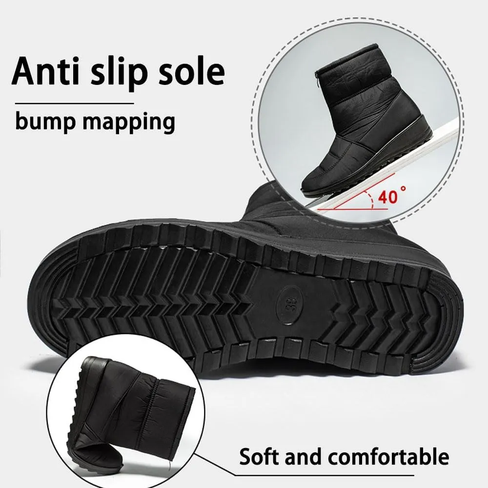 LELEBEAR Allycharm Boots, Women's Snow Ankle Boots, Waterproof Warm Women's Snow Ankle Boots