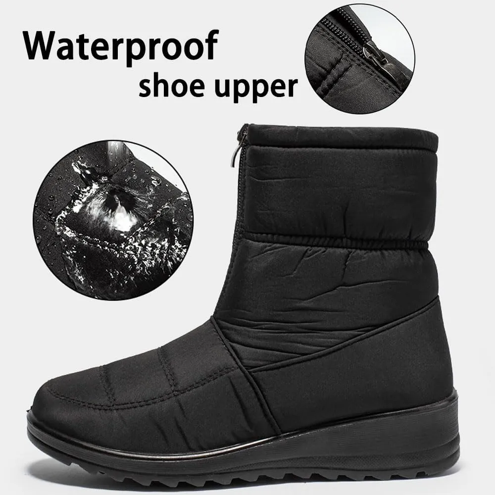 LELEBEAR Allycharm Boots, Women's Snow Ankle Boots, Waterproof Warm Women's Snow Ankle Boots