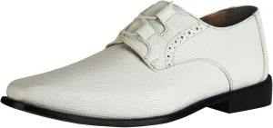 LIBERTYZENO Mens Genuine Leather Classic Tread Design Lace Up Oxford Dress Shoes