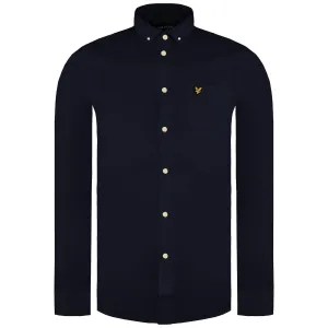 Lyle & Scott Light Weight Mens Navy Oxford Shirt