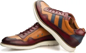 Meijiana Men's Oxford Shoes - Blue - Casual Dress Shoes