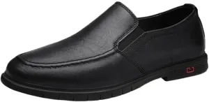 Men Brown Oxford Dress Shoes Slip On Formal Business Classic Wedding Prom Office Comfortable