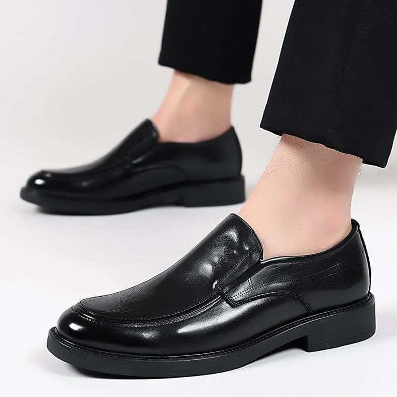 Men Casual Derby Shoes Men's Business Classic Formal Oxfords Shoes Mens Brogue Wingtip Retro Dress Shoes(9)