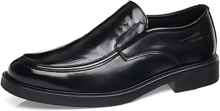 Men Casual Derby Shoes Men's Business Classic Formal Oxfords Shoes Mens Brogue Wingtip Retro Dress Shoes(9)
