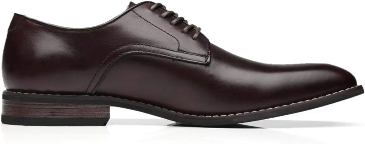 Men Dress Shoes Lace-up Leather Oxford Classic Modern Formal Business Comfortable Dress Shoes for Men
