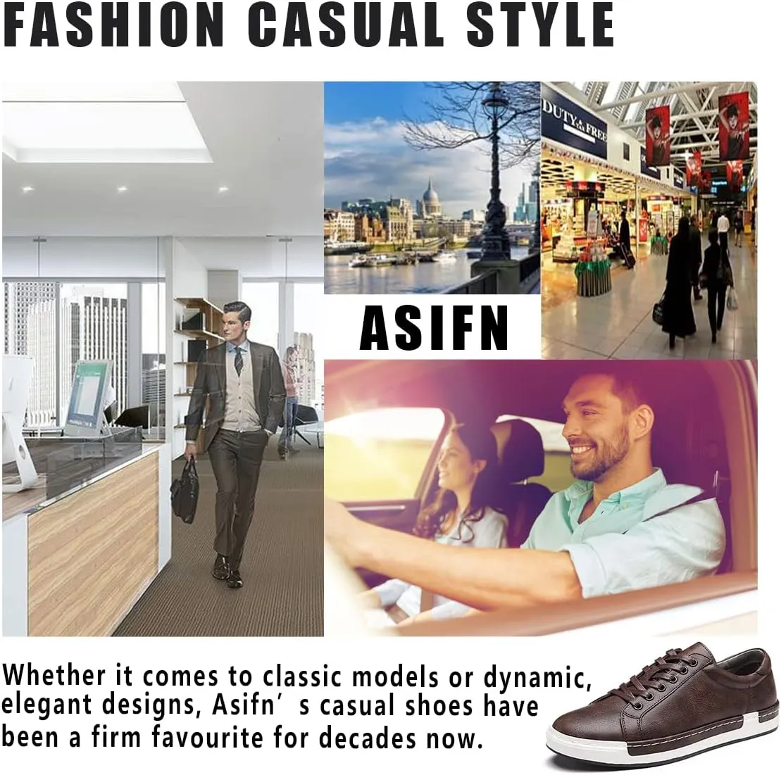 Men Leather Casual Shoes Lace-up Oxford Fashion Non-Slip Flats Trendy Business Comfortable Sneakers