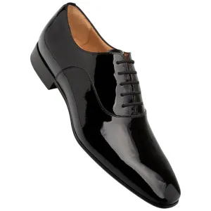 Men's Altea Plain Toe Black Slip-On Oxford By Mezlan Made In Spain Brand