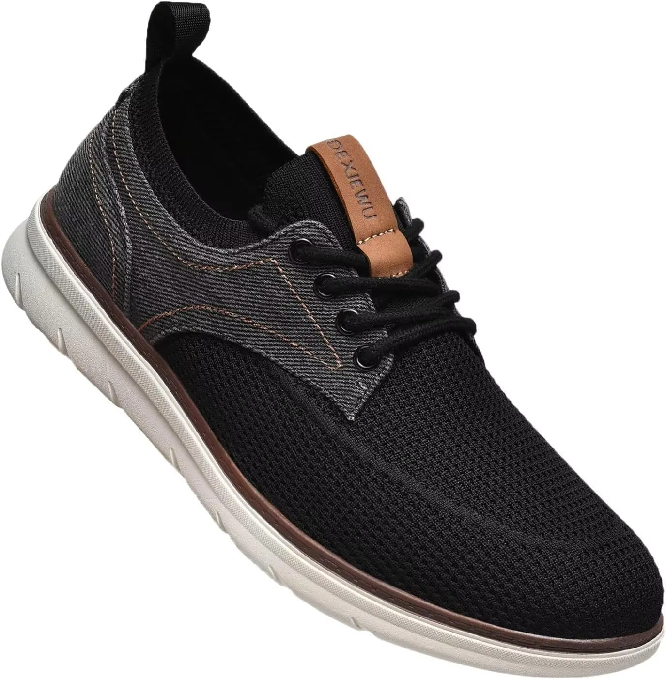 Men's Casual Dress Oxfords Business Walking Shoes Comfortable Mesh Work Sneakers