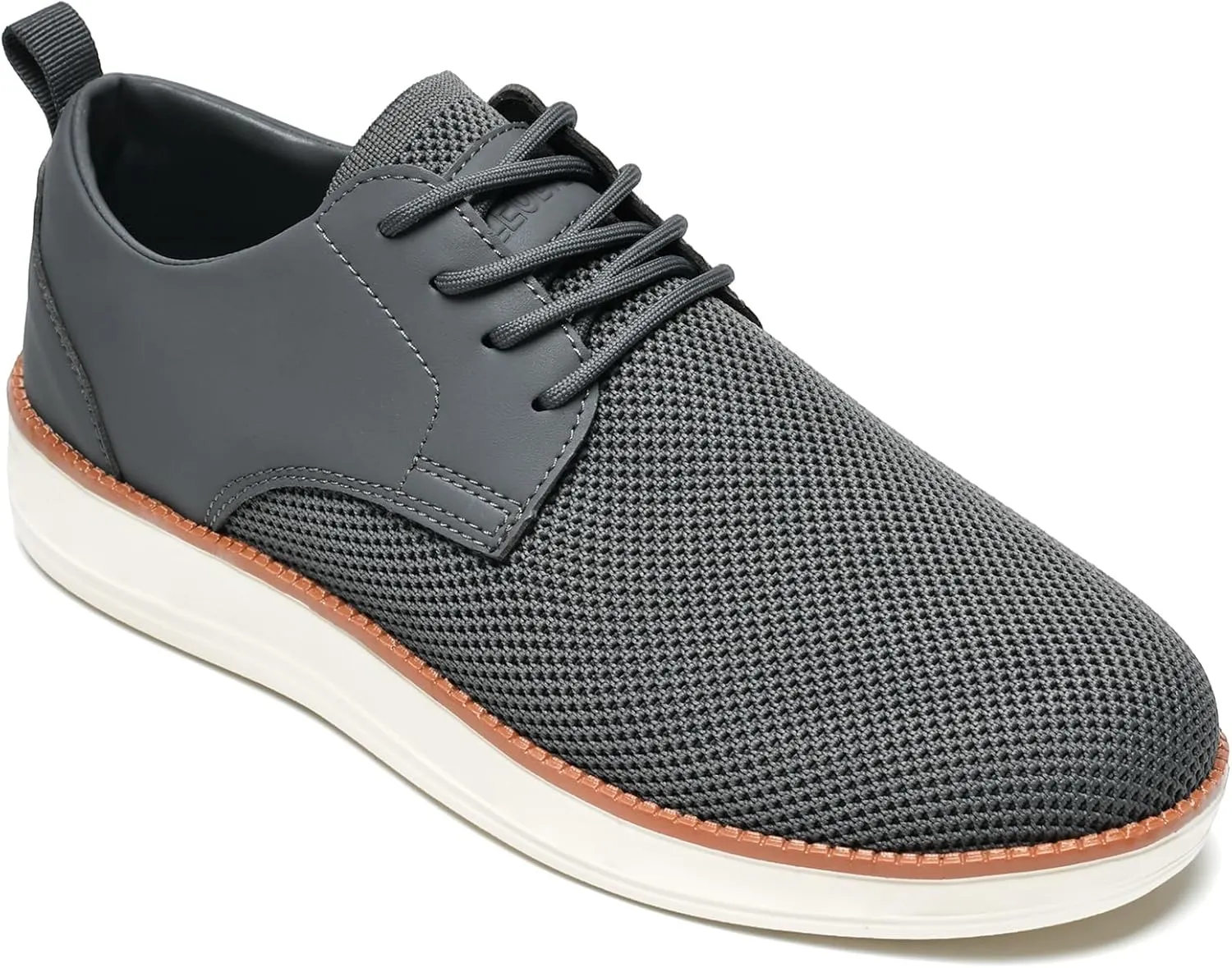 Men's Casual Dress Oxfords Shoes Breathable Knit Leisure Fashion Sneakers Lightweight Comfortable Walking Shoes