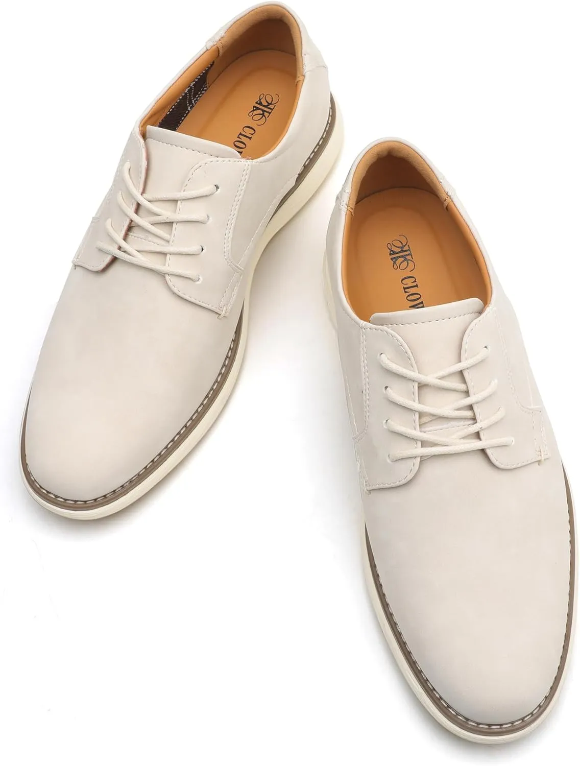 Men's Casual Dress Shoes Fashion Dress Sneakers Business Casual Shoes Comfortable Work Oxfords Office Walking Sneakers