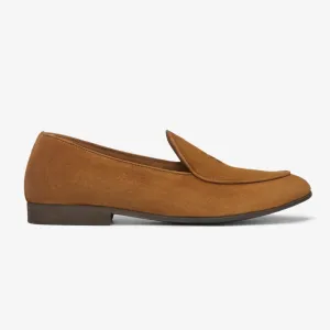 Men's Cognac Suede Milano Loafer From Del Toro Shoes