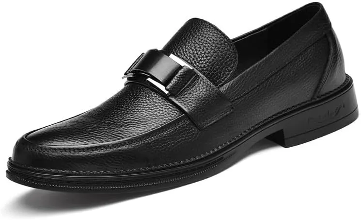 Men's Comfort Dress Shoes Casual Business Oxford Shoes for Men Classic Slip On Pointed Toe Derbys Shoes