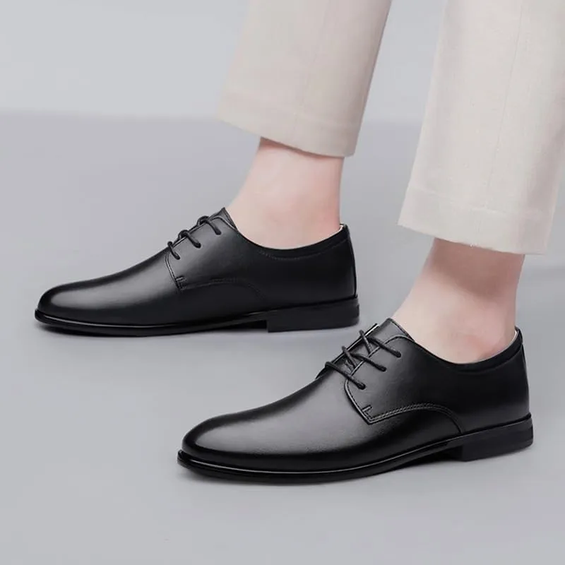 Mens Comfortable Casual Dress Shoes Men Lace Up Formal Business Oxford Shoes