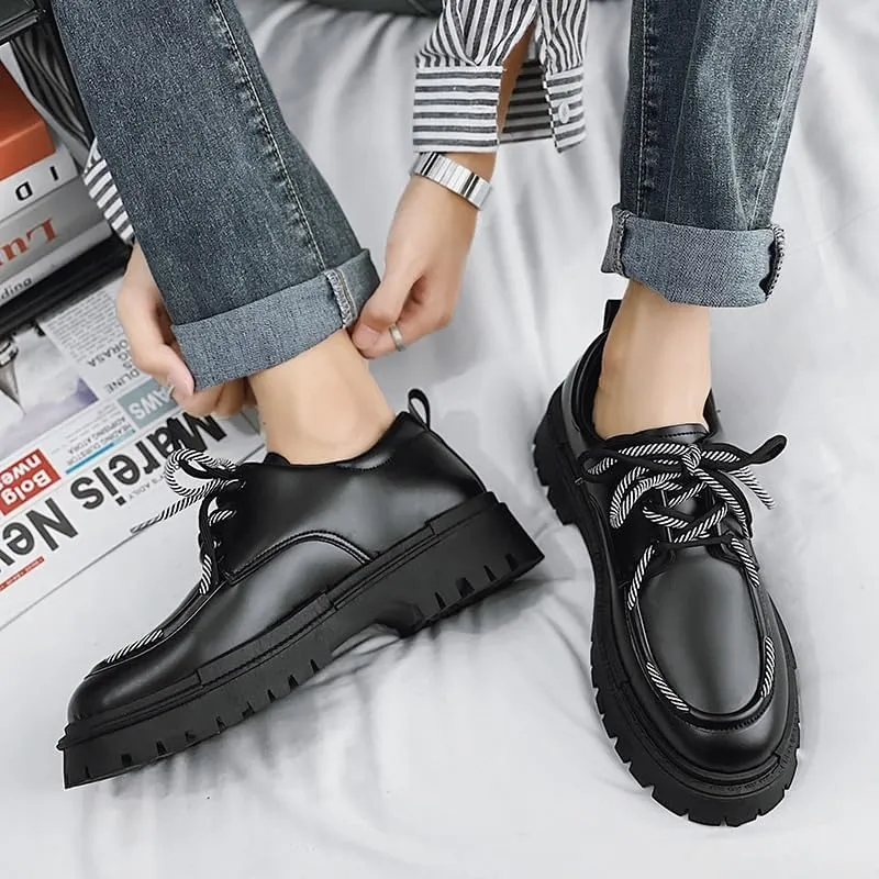 Men's Comfortable Tuxedo Shoes Formal Derby Shoes