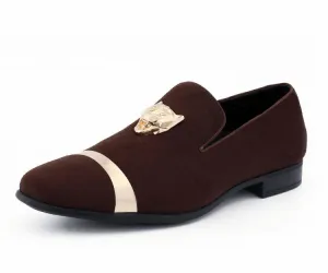 MEN'S DESIGNER SHOES-EAR1000 Brown