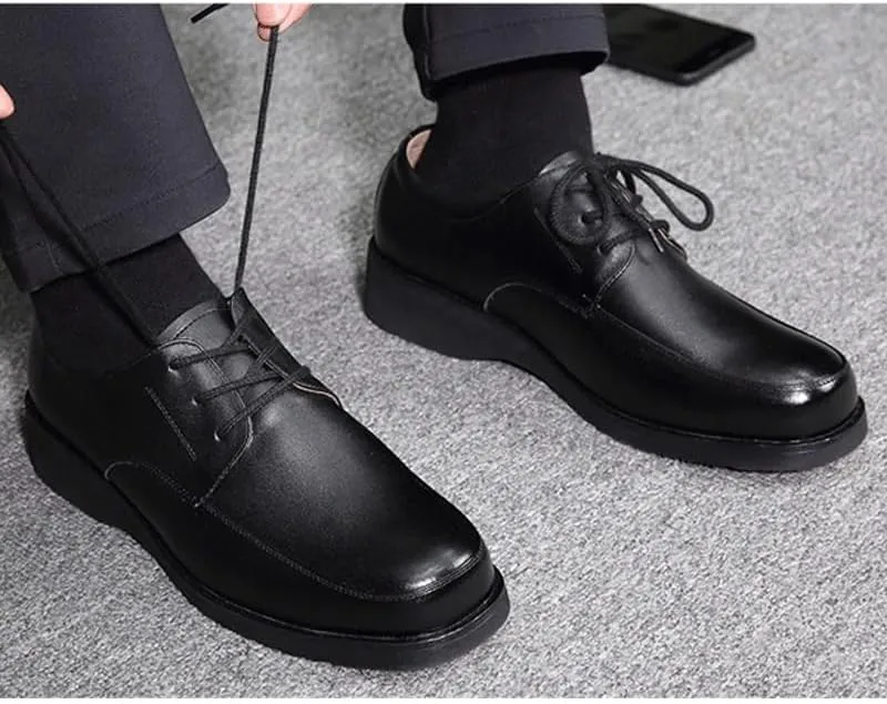 Mens Dress Oxford Formal Shoes Leather Business Shoes Gifts Wide Width Comfortable