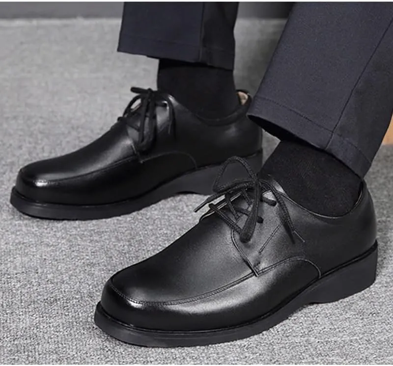Mens Dress Oxford Formal Shoes Leather Business Shoes Gifts Wide Width Comfortable