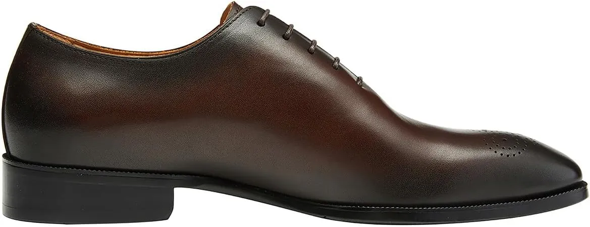 Mens Dress Oxford Shoes Business Casual Wholecut Tuxedo Wedding Shoes for Men