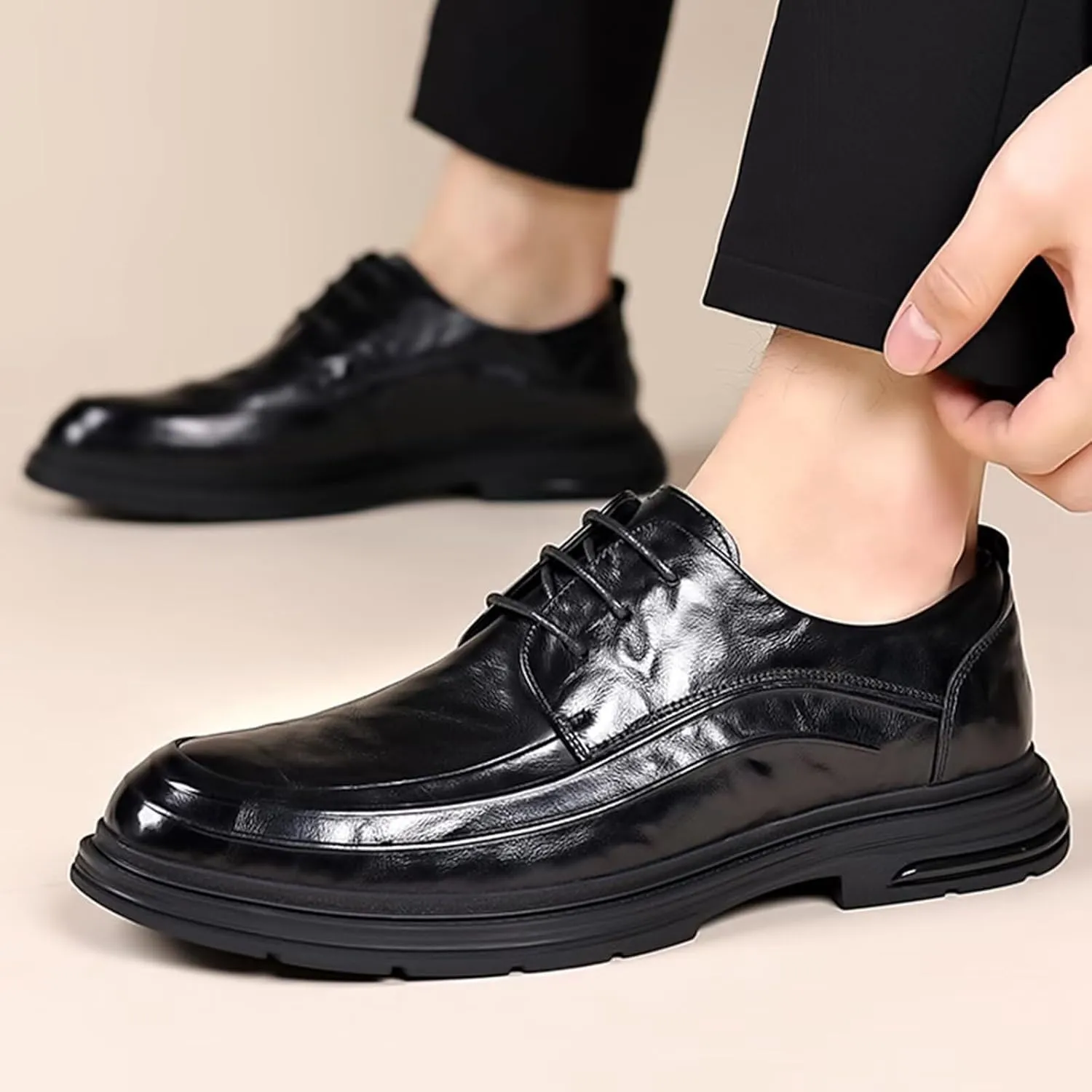 Men's Dress Shoes Casual Oxford Business Formal Shoes for Wedding Party