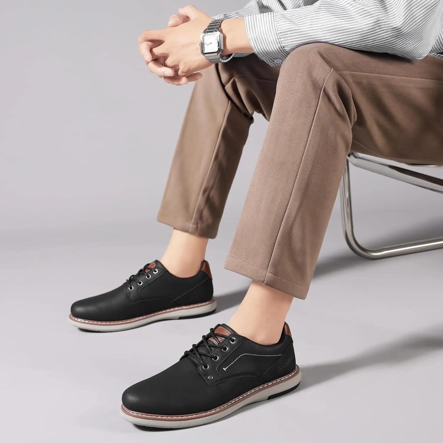 Men's Dress Sneakers Oxfords Comfortable Casual Shoes