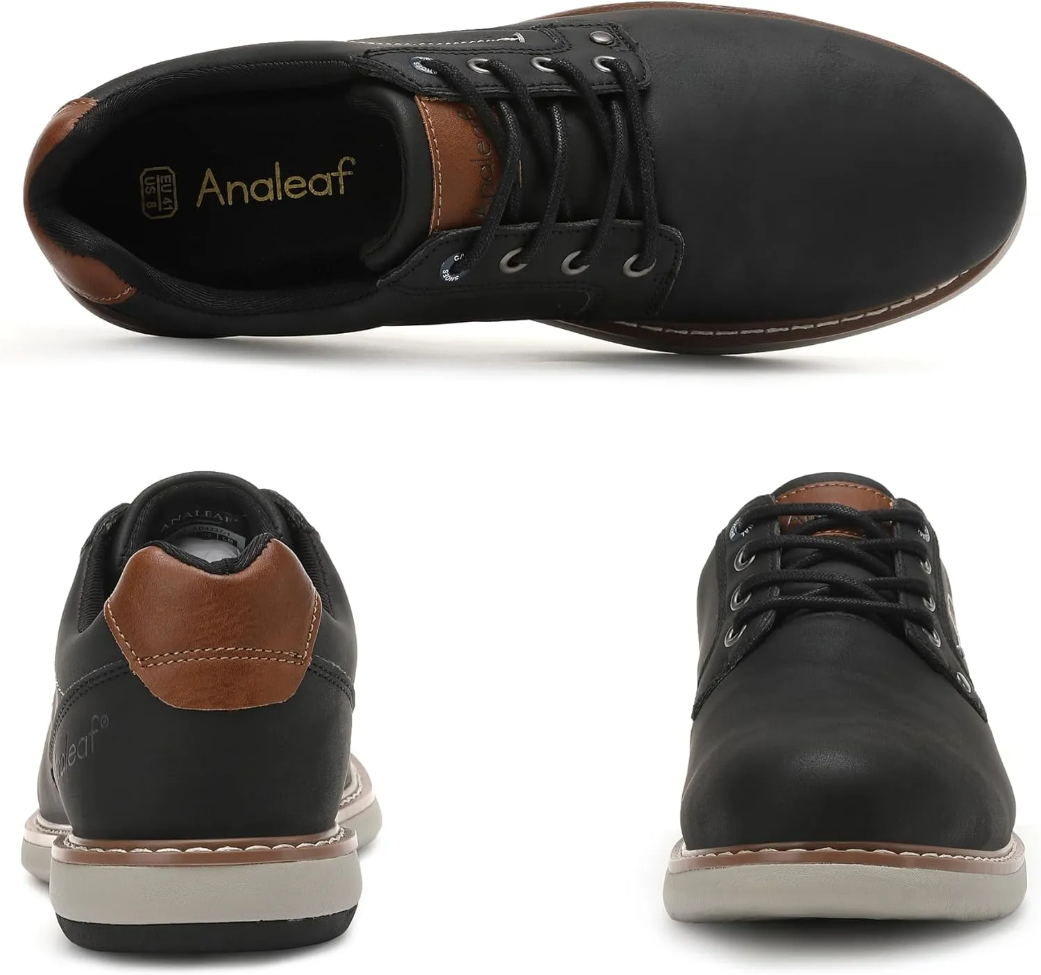 Men's Dress Sneakers Oxfords Comfortable Casual Shoes