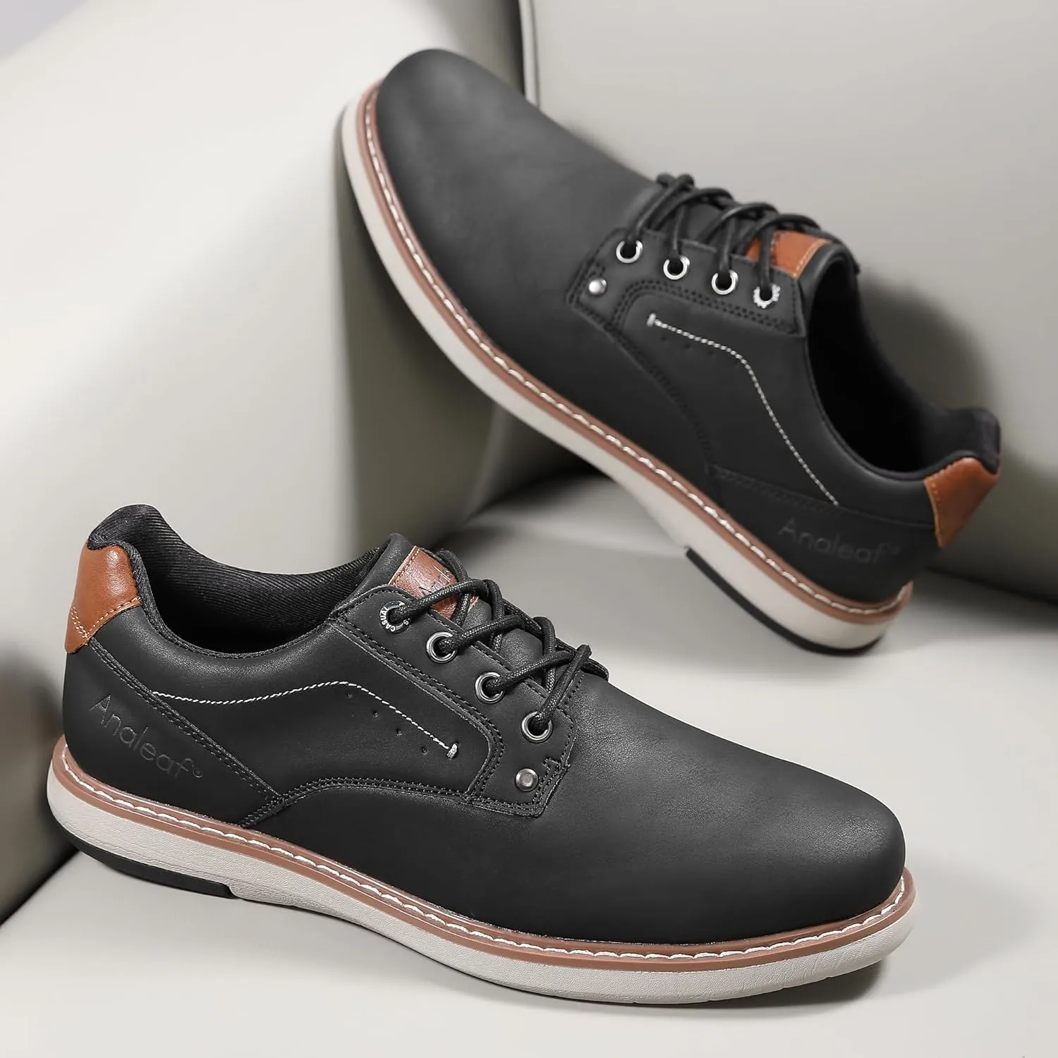 Men's Dress Sneakers Oxfords Comfortable Casual Shoes