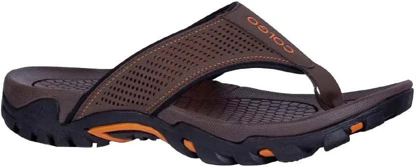 Mens Flip Flops Comfort Sport Thong Sandals for Indoor Outdoor Casual Beach Flip Flops for Men with Arch Support