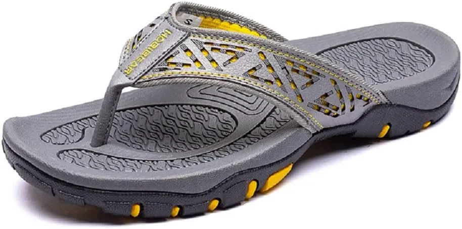Men's Flip flops,two-tone Slippers fashionable beach Summer Shoes soft and comfortable