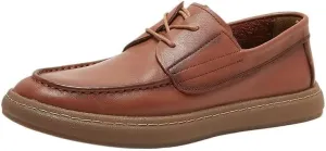 Men's Handmade Leather Modern Lace up Oxford Soft Bottom Casual Shoes for Formal Business Wedding
