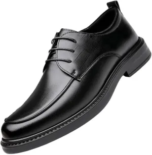Men's Lace-Up Business Oxford Shoes Genuine Leather Loafers Comfortable Formal Weeding Tuxedo Dress Shoes for Men