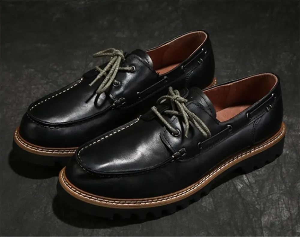 Men's Lace-Up Comfortable Fashion Dress Shoes Oxfords Soft Wedding Lightweight and Comfortable